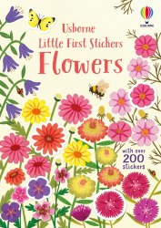 Little First Stickers: Flowers Usborne / Книга з наклейками