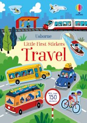 Little First Stickers: Travel Usborne / Книга з наклейками