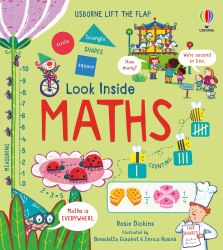 Look Inside Maths Usborne / Книга з віконцями