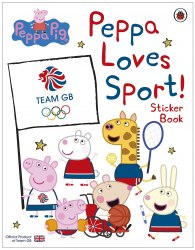 Peppa Loves Sport! Sticker Book Ladybird / Книга з наклейками