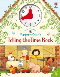 Poppy and Sam's Telling the Time Book Usborne / Книга з рухомими елементами
