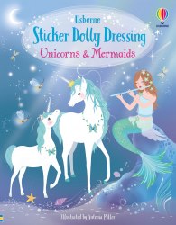 Sticker Dolly Dressing: Unicorns and Mermaids Usborne / Книга з наклейками