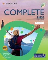 Complete First Third Edition Student's Book with answers and Cambridge One Digital Pack Cambridge University Press / Підручник з відповідями