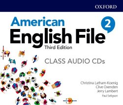 American English File Third Edition 2 Class Audio CDs Oxford University Press / Аудіо диск