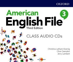 American English File Third Edition 3 Class Audio CDs Oxford University Press / Аудіо диск