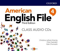 American English File Third Edition 4 Class Audio CDs Oxford University Press / Аудіо диск