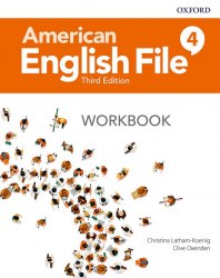 American English File Third Edition 4 Workbook Oxford University Press / Робочий зошит