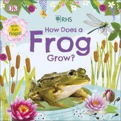 RHS How Does a Frog Grow? Dorling Kindersley / Книга з віконцями