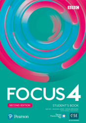 Focus 4 Second Edition Student's Book + Active Book Pearson / Підручник + eBook