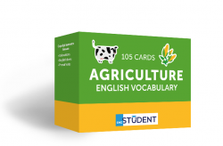 105 Cards: Agriculture English Vocabulary English Student / Картки