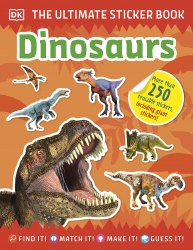 The Ultimate Sticker Book: Dinosaurs Dorling Kindersley / Книга з наклейками