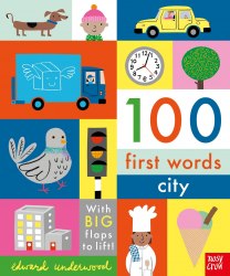 100 First Words: City Nosy Crow / Книга з віконцями