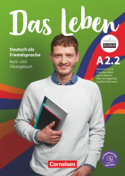 Das Leben A1.2 Kurs- und Übungsbuch + E-Book und PagePlayer-App Cornelsen / Підручник + зошит (2 частина)