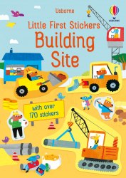 Little First Stickers: Building Site Usborne / Книга з наклейками