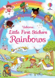 Little First Stickers: Rainbows Usborne / Книга з наклейками