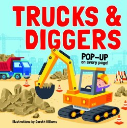 Trucks and Diggers (Pop-up on Every Page) Lake Press / Розкладна книга
