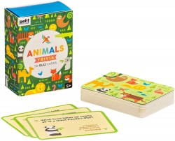 Animals Trivia Quiz Cards Petit Collage / Картки