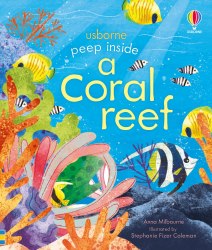 Peep inside a Coral Reef Usborne / Книга з віконцями
