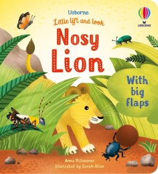 Little Lift and Look: Nosy Lion Usborne / Книга з віконцями