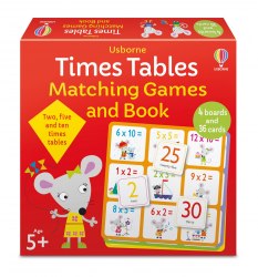Times Tables Matching Games and Book Usborne / Настільна гра