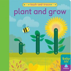 Touch and Trace: Plant and Grow Caterpillar Books / Книга з тактильними відчуттями