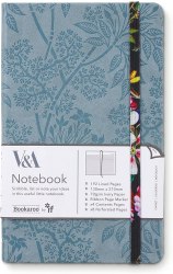 V&A Bookaroo Journal A5 Kilburn Black Floral That Company Called IF / Блокнот