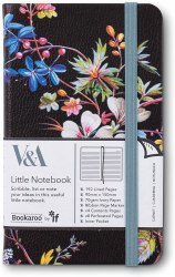 V&A Bookaroo Journal A6 Kilburn Black Floral That Company Called IF / Блокнот