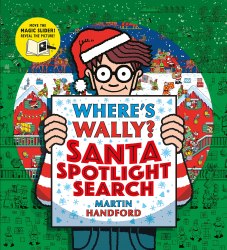 Where's Wally? Santa Spotlight Search Walker Books / Книга з ліхтариком