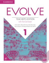 Evolve 1 Teacher's Edition with Test Generator Cambridge University Press / Підручник для вчителя