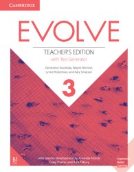 Evolve 3 Teacher's Edition with Test Generator Cambridge University Press / Підручник для вчителя