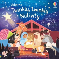 The Twinkly, Twinkly Nativity Book Usborne / Книга зі світловим ефектом