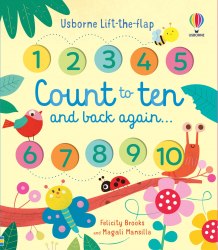 Lift-the-Flap Count to Ten and Back Again Usborne / Книга з віконцями