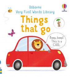 Usborne Very First Words Library: Things that Go Usborne / Книга з віконцями