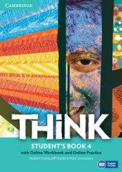 Think 4 Student's Book with Online Workbook and Online Practice Cambridge University Press / Підручник + онлайн зошит