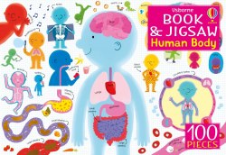 Human Body Book and Jigsaw Usborne / Книга, Пазли