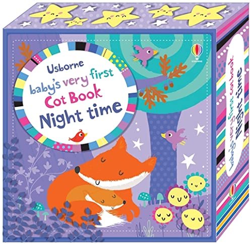 Baby's Very First: Cot Book Night Time Usborne / М'яка книжка