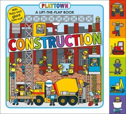 Lift-the-Flap Book: Playtown. Construction Priddy Books / Книга з віконцями
