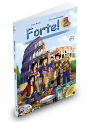 Forte! 2 Libro dello studente ed esercizi + CD audio Edilingua / Підручник для учня