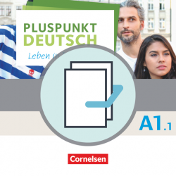 Pluspunkt Deutsch NEU A1/1 Kursbuch mit Video-DVD + Arbeitsbuch mit Audio-CDs Cornelsen / Підручник + зошит