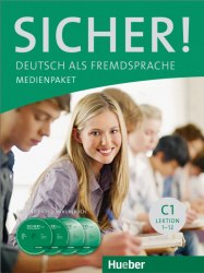 Sicher! C1 Medienpaket (2 Audio-CDs und 2 DVDs zum Kursbuch) Lektion 1-12 Hueber / Аудіо та відеоматеріали до підручника