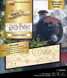 IncrediBuilds: Harry Potter: Hogwarts Express Book and 3D Wood Model Insight Editions / Набір для творчості