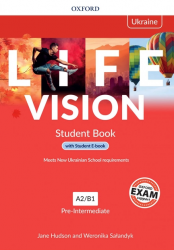 Life Vision Pre-Intermediate Student's Book with e-Book (Edition for Ukraine) Oxford University Press / Підручник для учня