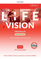 Life Vision Pre-Intermediate Workbook with Online Practice (Edition for Ukraine) Oxford University Press / Робочий зошит