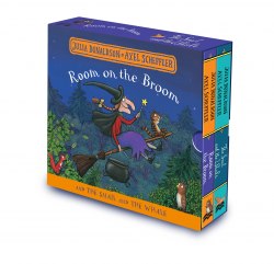 Room on the Broom and The Snail and the Whale Board Book (Gift Slipcase) Macmillan / Набір книг