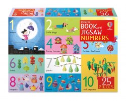 Usborne Book and Jigsaw: Numbers Usborne / Книга з пазлом