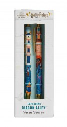 Harry Potter: Exploring Diagon Alley Pen and Pencil Set Insight Editions / Ручка + олівець