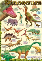 Dinosaurs Chart Media / Плакат