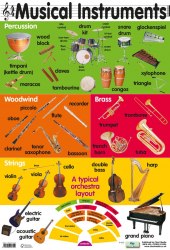 Musical Instruments Chart Media / Плакат