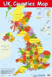 UK Counties Map Chart Media / Карта