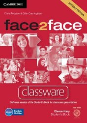 Face2face 2nd Edition Elementary Classware DVD-ROM Cambridge University Press / Ресурси для інтерактивної дошки